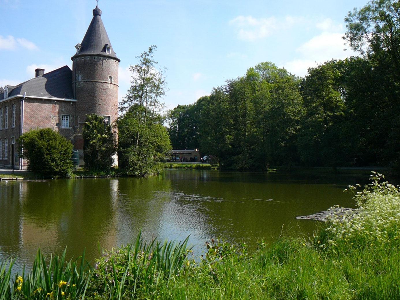 Biologisch baggeren kasteelvijver Kruikenburg Ternat